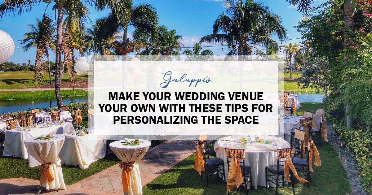 Creative Ideas To Personalize Your Wedding Venue