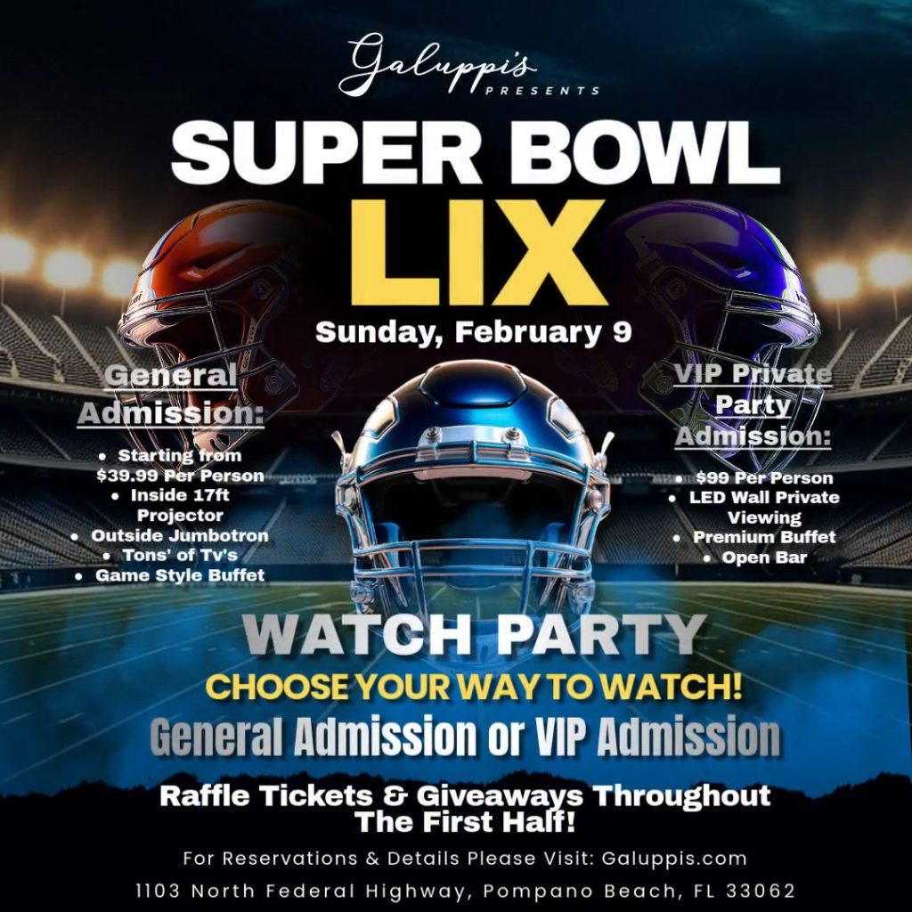 Game Day Super bowl Flyer